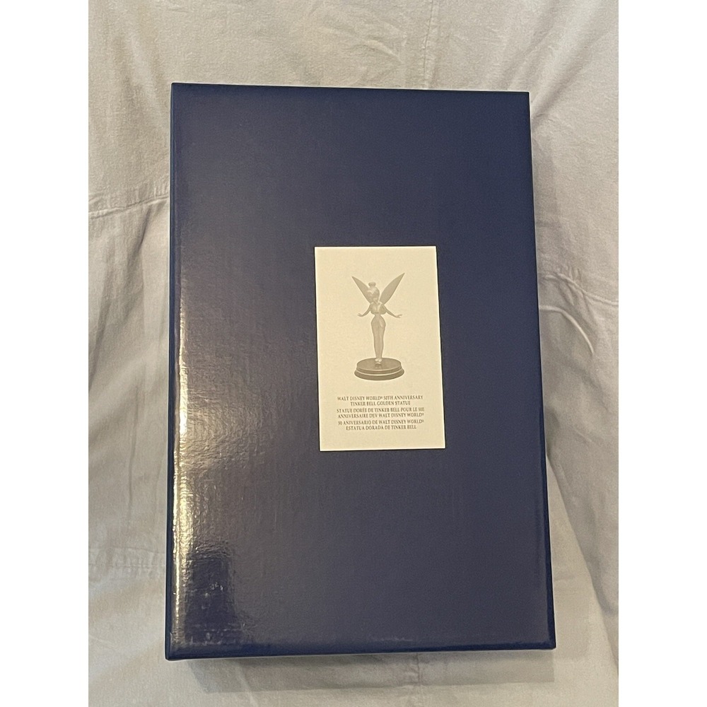 NEW Walt Disney World 50th Anniversary‎ Golden Statue - Tinkerbell
